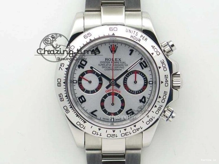 1221 Daytona 126500 QF 1:1 Best Edition 904L Steel White Dial on SS Braclet SH4131 V Stretchable 1297